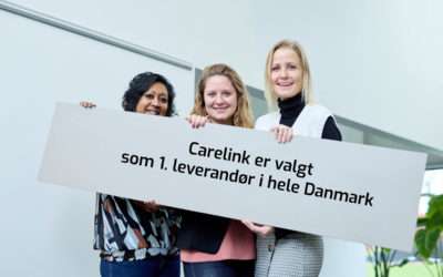 Carelink valgt som 1. leverandør af sundheds- og omsorgsvikarer i hele landet